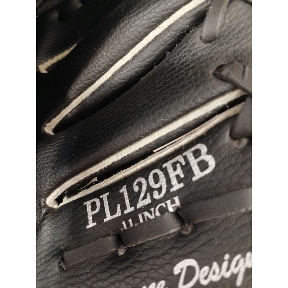 Rawlings 11” Black Leather BaseBall Glove Throw Alex Rodriguez PL129FB has FLAW - Picture 7 of 12